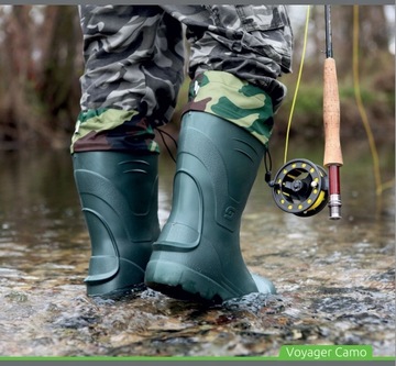 KALOSZE MĘSKIE LEKKIE WĘDKARSKIE PIANKOWE EVA 42