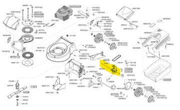 Привод косилки AL-KO 46 52 RT PLH / 70 520BR ОРИГИНАЛ