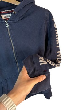 Bluza rozpinana Tommy Hilfiger granatowa z logiem M