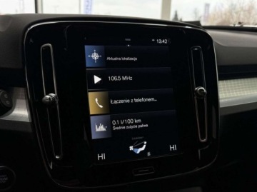 Volvo XC40 Crossover Plug-In Facelifting 1.5 T4 211KM 2022 Volvo XC 40 T4 Start Plug In Kamera cofania Ambiente Nawigacja CarPlay, zdjęcie 28