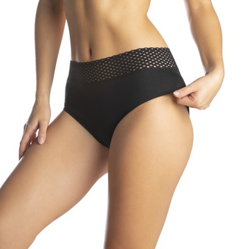 LAMA FIGI MAJTKI DAMSKIE BIKINI LASER CUT ROZ. L