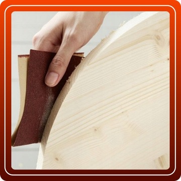 5x PAPIER ŚCIERNY Arkusz na płótnie Do wygładzania 230x280mm P400