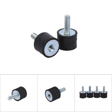 4X M6 WIBROIZOLATOR AMORTYZATOR ANTYWIBRACYJNY SZPULE GUMA