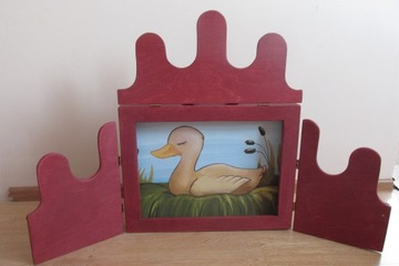 DREWNIANY TEATRZYK KAMISHIBAI A3 DKW - POLECAM !