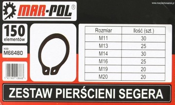 НАБОР НАРУЖНЫХ КОЛЬЦЕВ 150 ЭЛЕМЕНТОВ