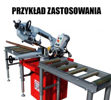 Подставка для роликовой подачи Holzmann RB9A, передвижной стол, 130 кг, высота 1000 мм, 9 роликов