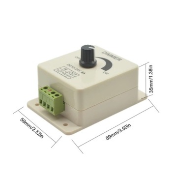 РУЧНОЙ ДИММЕР ДЛЯ 8A 96W 12V 24V СВЕТОДИОДНЫХ ЛЕНТ