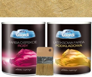 Farba o efekcie rosy 1L farby+1L podkład KPL.