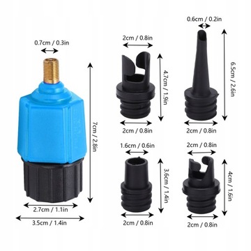 Портативный надувной адаптер для SUP-насоса, 4 шт.