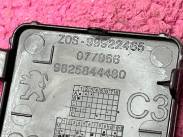 9825844480, PEUGEOT 2008 2 II 2019- Abschleppöse der Stoßstange heck 9825844480 !J | thumb 2