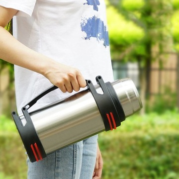 KUBEK TERMICZNY TERMOS NIERDZEWNY BIDON PODRÓŻNY NA KAWĘ HERBATĘ 3L