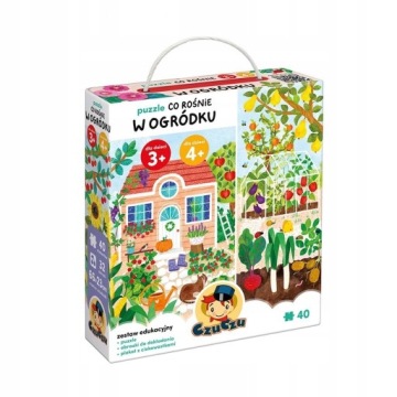 Relaxační Puzzle pro skládání, Logická Hra, Co Roste Na Zahradě?