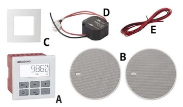 Цифровое радио Kbsound In Wall DAB+ с 5 динамиками