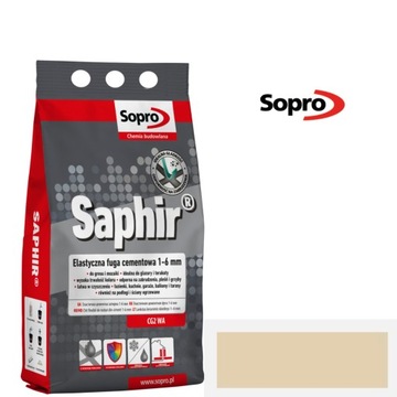 Sopro fuga ELASTYCZNA SAPHIR BEŻ BAHAMA 34 2kg