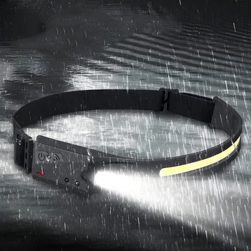 МОЩНАЯ СВЕТОДИОДНАЯ ФАРА, АККУМУЛЯТОР, ФАРА, РЕМЕНЬ НА ГОЛОВУ, USB