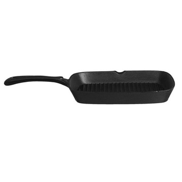 Patelnia żeliwna do grillowania - 230x230x25 mm -