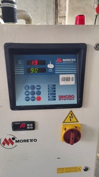 Suszarka suchego powietrza z zaciągiem tworzywa Moretto