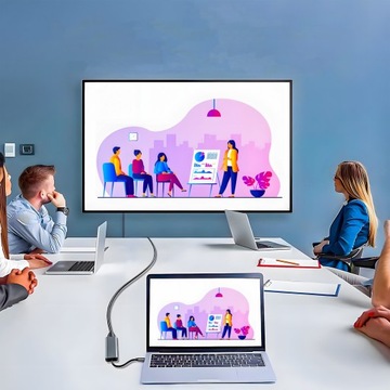 HUB ADAPTER ROZDZIELACZ USB-C 7W1 HDMI USB C 3.0 KART SD MICRO 100W 4K