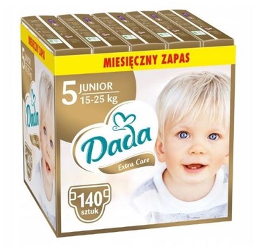 Pieluszki Dada 5 Extra Care 15-25 kg 140 szt.