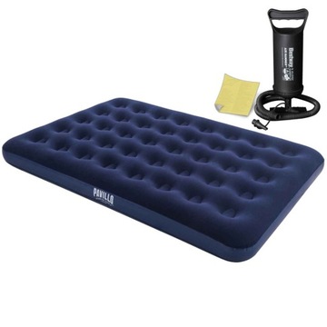 Materac DMUCHANY 2 osobowy szer 137 cm Łóżko Bestway 67002 + Pompka 62002