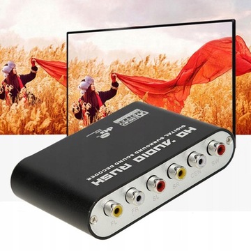 TOSLINK SPDIF 5.1 АНАЛОГОВЫЙ AC3/DTS ОПТИЧЕСКИЙ декодер