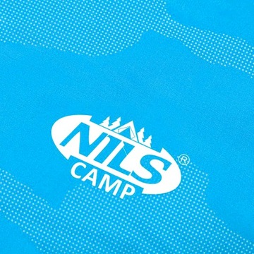 Самонадувающийся спальный коврик NILS BLUE SOLID