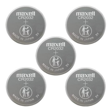 MAXELL CR2032 BATERIA LITOWA BLISTER 5 SZTUK