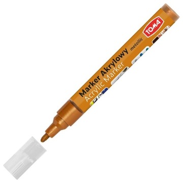 Marker akrylowy Toma TO-402 met. pomarańczowy