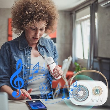 БЕСПРОВОДНОЙ КАРАОКЕ-МИКРОФОН BLUETOOTH ДИНАМИК C20 PLUS + 2 МИКРОФОНА
