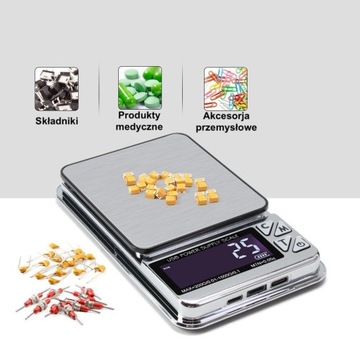ЭЛЕКТРОННЫЕ ЮВЕЛИРНЫЕ ВЕСЫ 0,01 Г 1000 Г 1 КГ USB