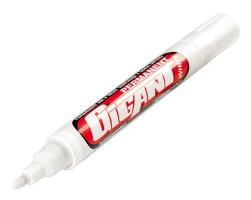 Marker permanentny GIGANT BIAŁY Kamet okrągły