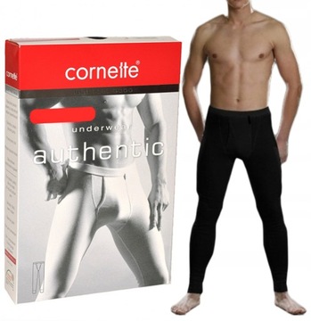 KALESONY MĘSKIE CORNETTE CZARNE 5XL