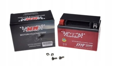Akumulator Żelowy 12V WM 8Ah WTX9-BS YTX9-BS GEL Skuter Motocyklowy