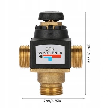 ТЕРМОСТАТИЧЕСКИЙ КЛАПАН, 3-ХОДОВОЙ СМЕСИТЕЛЬНЫЙ КЛАПАН