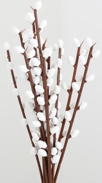 Duży zając siedzący flokowany, zielony, 6x14x14cm WIELKANOC, Święta