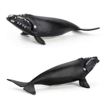 Реалистичная модель кита, когнитивная игрушка, домашний декор, новогодний подарок, 4 шт.
