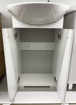 ШКАФ В ВАННОЙ С УМЫВАЛЬНИКОМ 50 + АККУМУЛЯТОРЫ + СИФОН