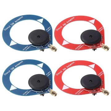 Маленькая круглая антенна AM MW/SW кольцевая антенна 4–24 МГц 500–2000 кГц