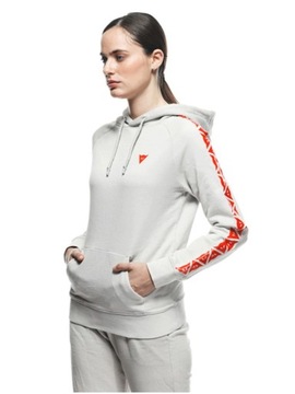 Толстовка Dainese Stripes Lady Серо-Красная