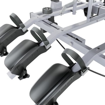 ПОЛКА ДЛЯ ВЕЛОСИПЕДОВ НА КРЮКЕ Amos Tytan 4 велосипеда, НАКЛОННАЯ, ЗАКРЫВАЕМАЯ, ГРУЗОПОДЪЕМНОСТЬ 75 КГ