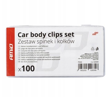 ЗАЖИМЫ, ЗАЖИМЫ, АВТОМОБИЛЬНЫЕ РАСШИРИТЕЛИ, 100 ШТ.