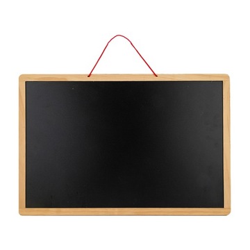 1PC DREWNIANA TABLICA KREDOWA DIY DWUSTRONNA TABLICA WISZĄCA WIADOMOŚĆ