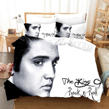 ZESTAW POŚCIELI ELVIS PRESLEY FASHION 3D160X200CM