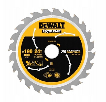 DEWALT PIŁA TARCZA DO DREWNA 190x30 DT99562
