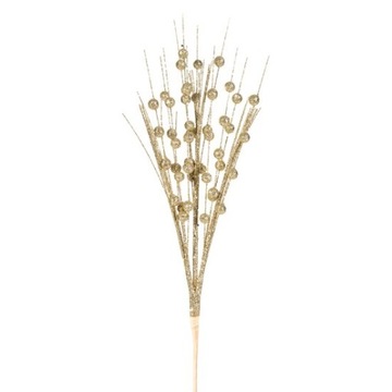 SZAMPAŃSKA GAŁĄZKA DEKORACYJNA NA CHOINKĘ 34 cm