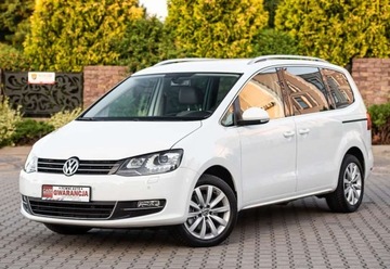 Volkswagen Sharan II Van 2.0 TSI 200KM 2014 Volkswagen Sharan 2.0B 200Ps Ledy Xenony Automat 7 Foteli Alkantara Klimat, zdjęcie 17