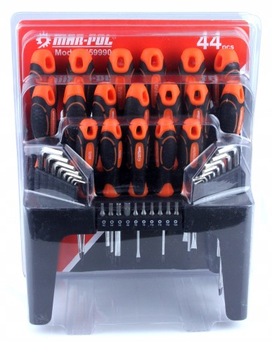 НАБОР ОТВЕРТОК, ОТВЕРТКИ, шестигранные Биты, 44 элемента. МАГН