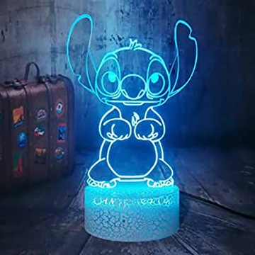 3D LED USB-ночник в подарок Лило и Стич