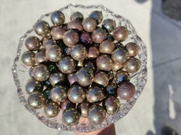 ДЕКОРАТИВНЫЕ СТЕКЛЯННЫЕ ШАРЫ ЗОЛОТОЕ СТЕКЛО ДЛЯ СЛИНГА ВАЗЫ СТЕКЛЯННЫЕ ШАРЫ +200 ШТУК 1 КГ