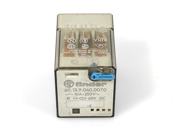 FINDER 60.13.9.060.0070 PRZEKAŹNIK 10A 250V~ 60Vdc